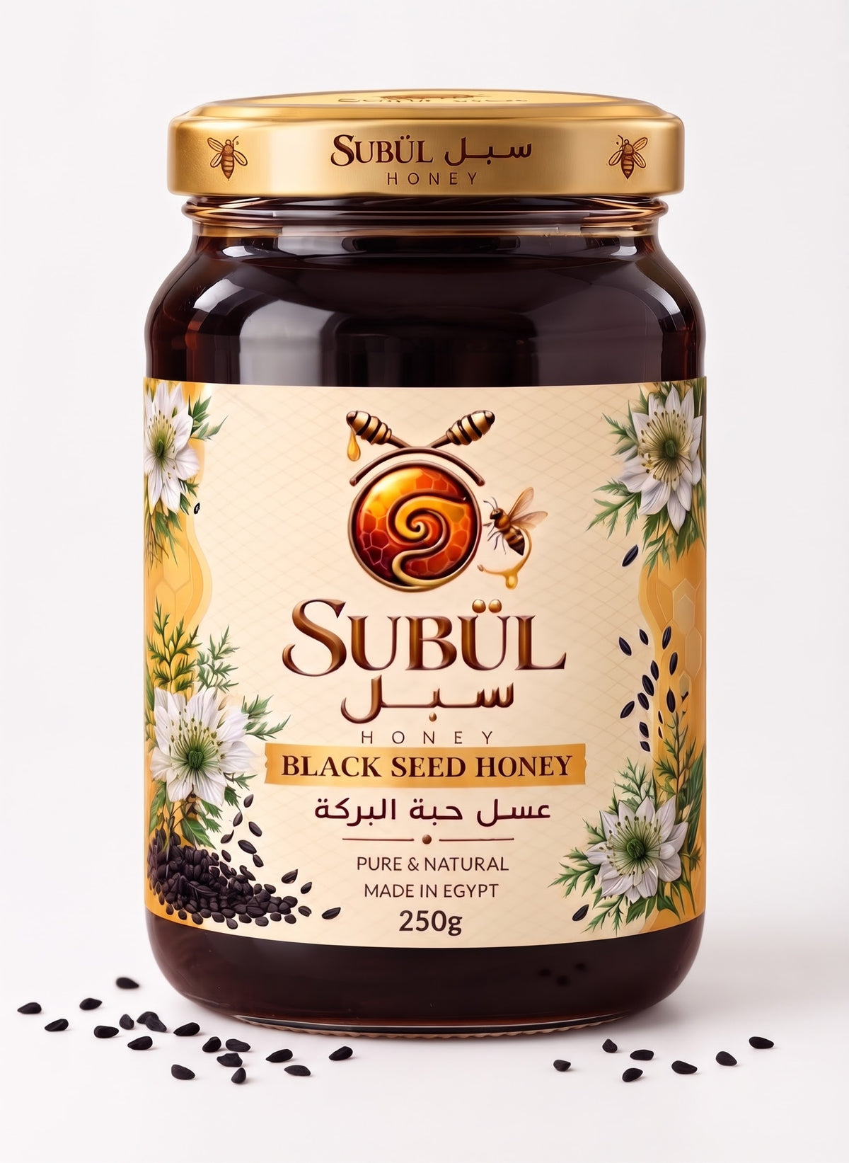 Subul Black Seed Honey 250g jar